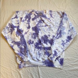 Purple Tie Dye Sweatshirt